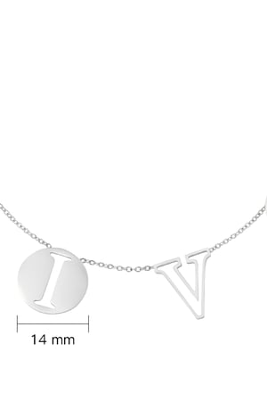 Halskette Letters Diva Silber Edelstahl h5 Bild2
